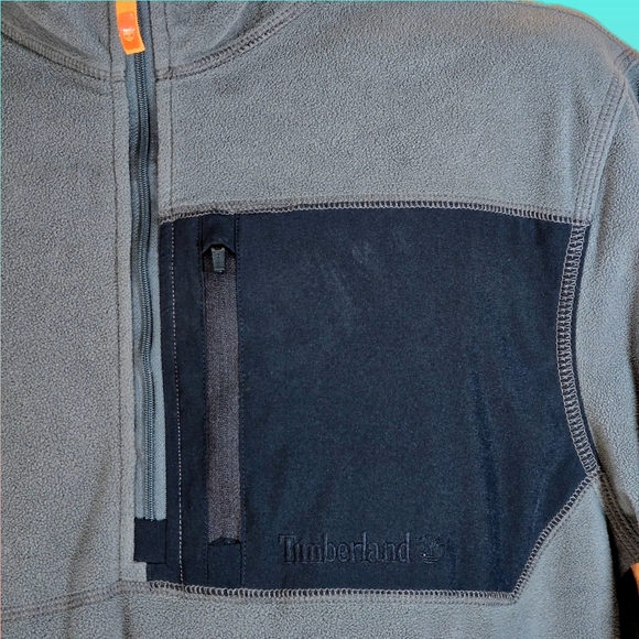 Timberland Zip-Up Mock-Neck Sweatshirt - Picture 3 of 7